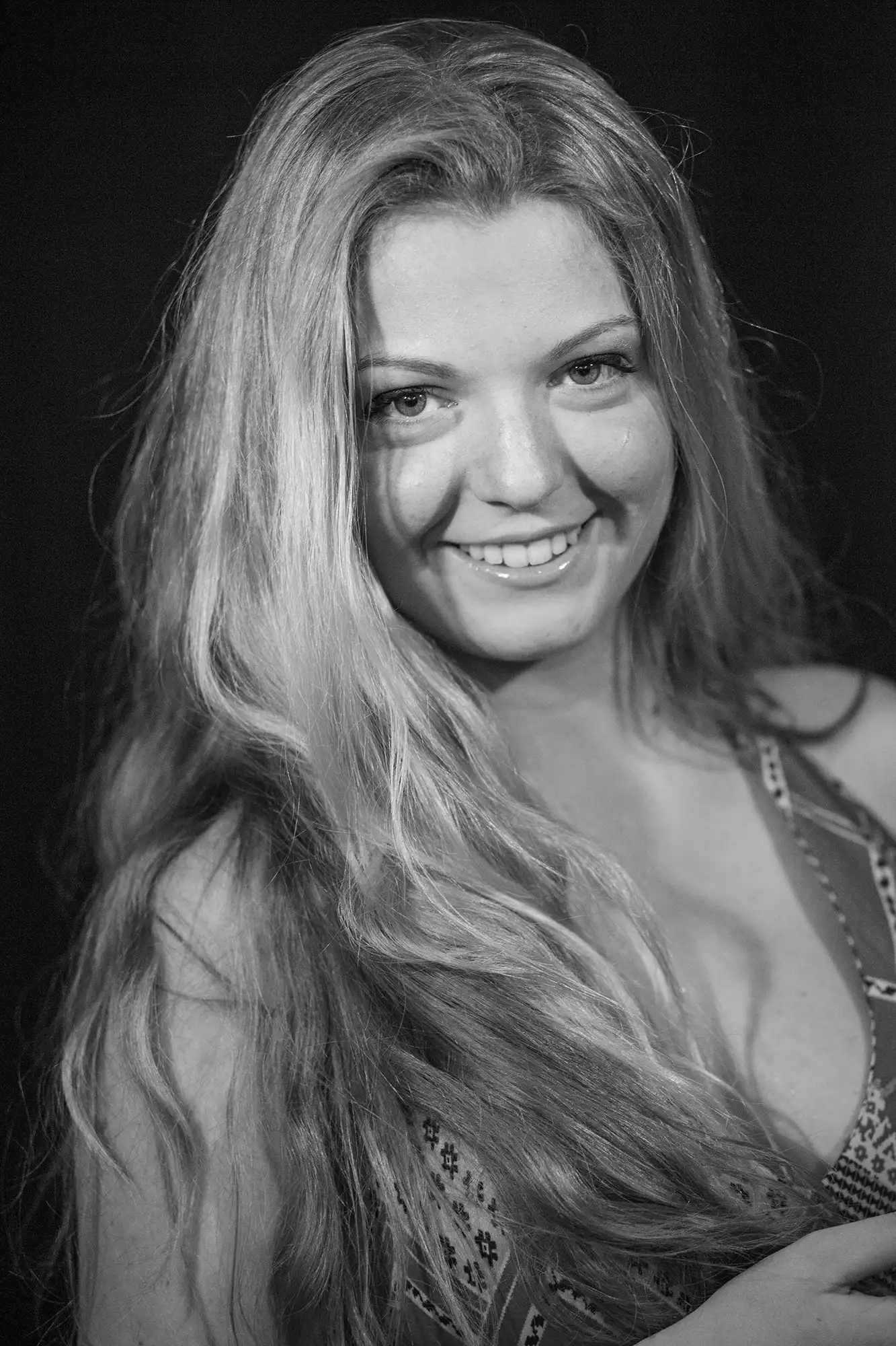 ritratto fotografico in bianco e nero